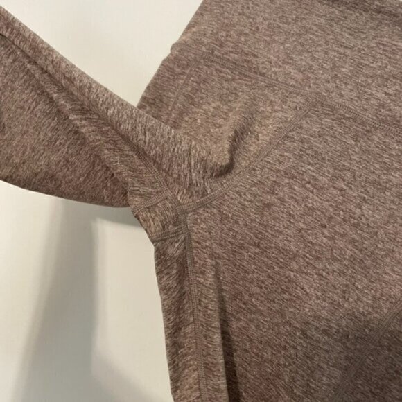 AERIE AMERICAN EAGLE Chill Play Move Leggings Tan Brown High Waisted Rise Pocket - Picture 7 of 12